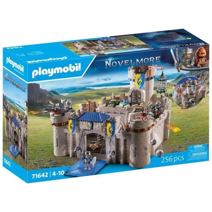 PLAYMOBIL 71642 Citadelle Novelmore, Novelmore, Les Chevaliers, 256 pièces, Dès 4 ans-6