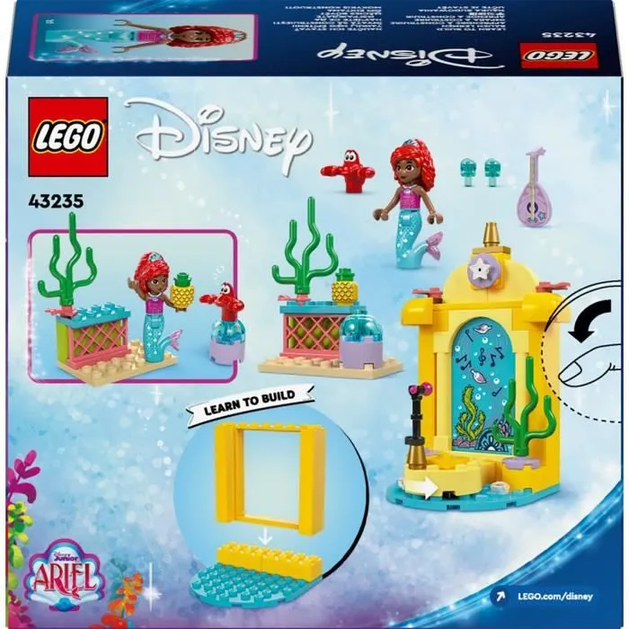 LEGO® Disney Princess 43235 La scène musicale d’Ariel, jeu pour les fans du dessin animé-5