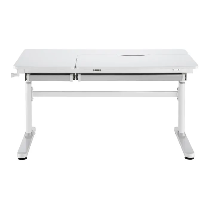 Set de bureau et chaise pour enfant Sauda gris blanc en.casa-4