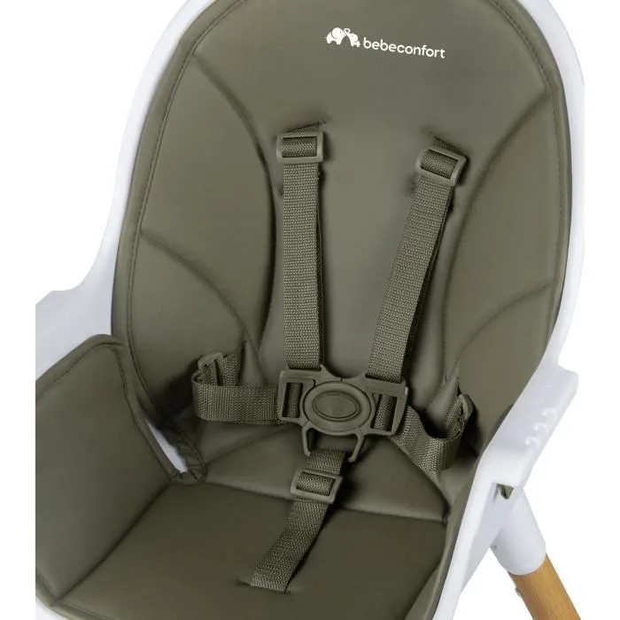 BEBECONFORT AVISTA Chaise haute évolutive, Dès 6 mois jusqu' à 6 ans (30 kg), se transforme en petite chaise enfant, Mineral green-6
