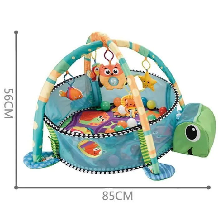 Tapis de jeu Dès la naissance - Bébé mixte Piscine à Balles Tapis D'Éveil Avec 30 Balles Bébé Enfants Couverture Matelas - DE Stock-2