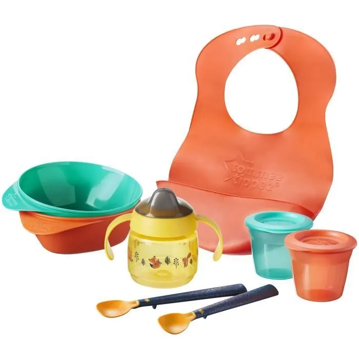 TOMMEE TIPPEE Kit de diversification alimentaire pour bébé, 4+ Mois-0