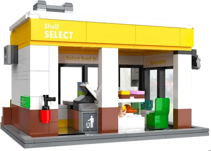 Cada Building Blocks Shop Shell 303 pièces-2