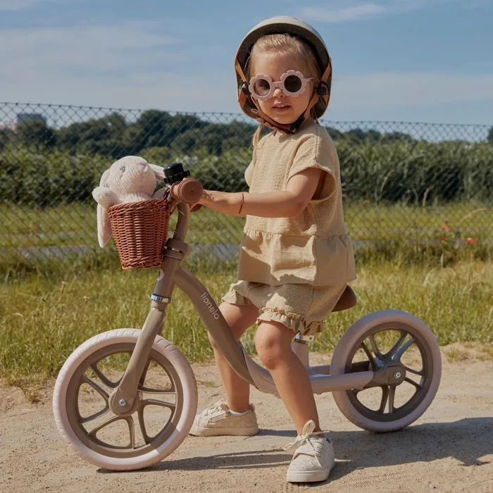 Draisienne - LIONELO Alex Plus - Selle confortable - Cadre léger et résistant - Beige/Marron-0
