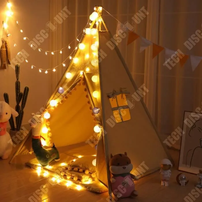 TD® Tente de camping pour enfants, maison de jeu intérieure, petite maison, château de princesse, tente de pique-nique en plein air-2