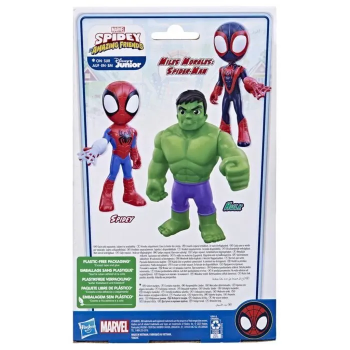 Figurine géante Hulk de 22,5 cm - Marvel Spidey et ses Amis Extraordinaires - HASBRO-6