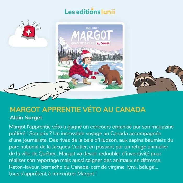 Console Educative - Lunii - Coffret Margot apprentie véto au Canada - Livre audio interactif dès 7 ans-1
