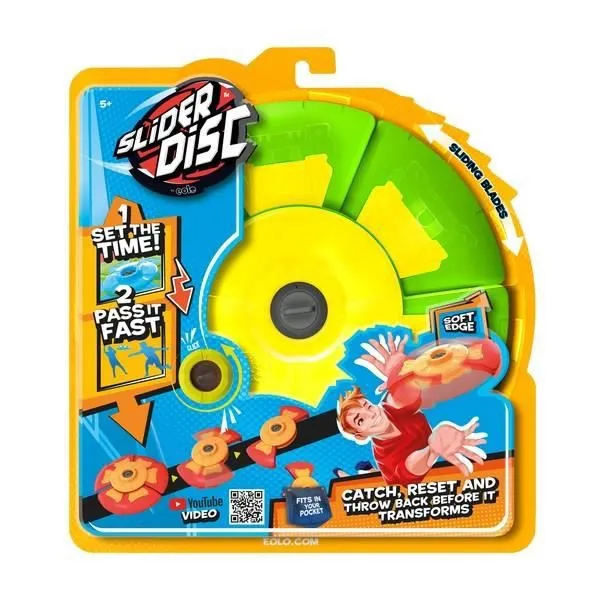 Slider Disc avec timer - GPTOYS - Modèles aléatoires - Disque transformable pour jouer en famille et entre amis-2