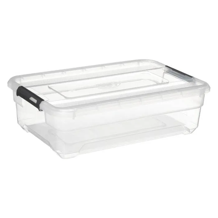 Boîte de Rangement - FIVE - Solutions - 26,5L - Transparent - Polypropylène-0