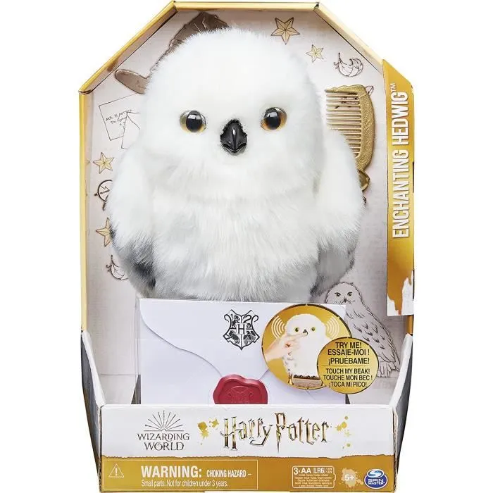 Harry Potter – Hedwige Enchantée – Peluche Interactive – Dès 5 ans – 30cm-1