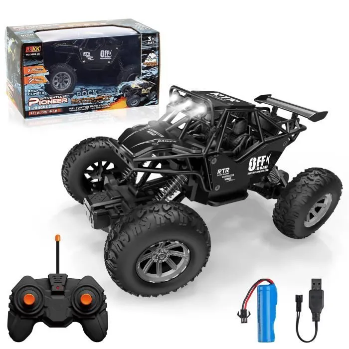 Voiture Télécommandée - RC - Buggy - Alliage - Haute Vitesse - Pneus Antidérapants-0