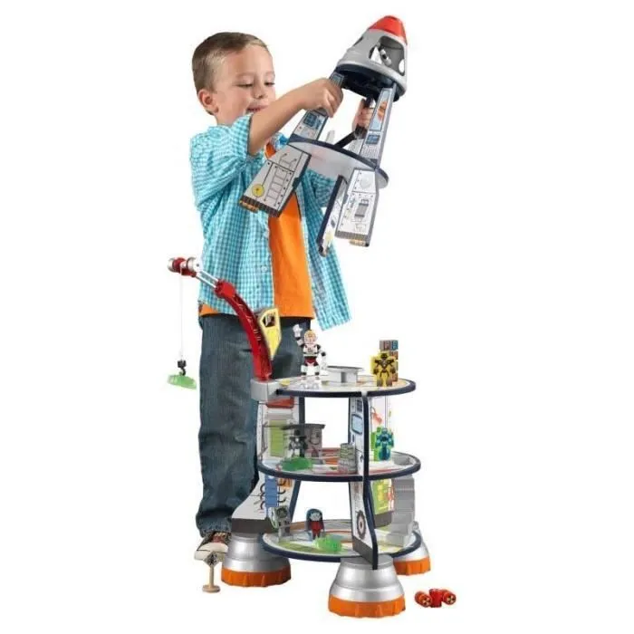 KIDKRAFT Fusée Jouet en bois - Vaisseau Spatial-4