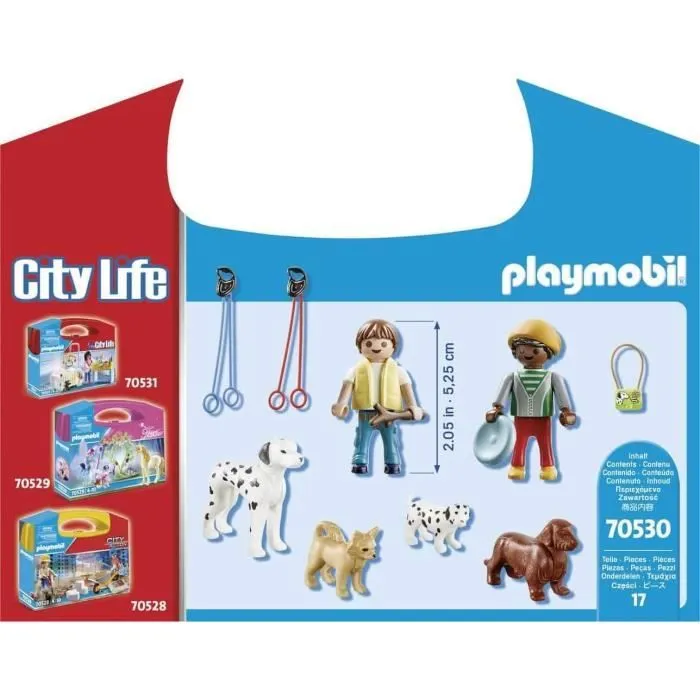 PLAYMOBIL - 70530 - Valisette Enfants et chiens-2