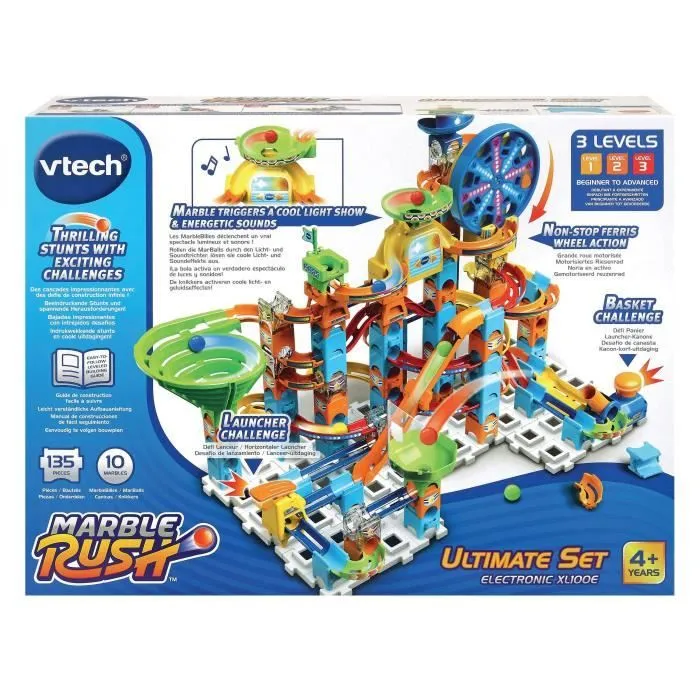 Circuit à billes VTECH Marble Rush - Ultimate Set Electronic XL100E-7