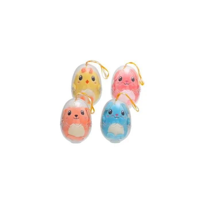 Gipsy Toys - Œuf Cosymals de Pâques - Lapin - 12 cm - Rose-1
