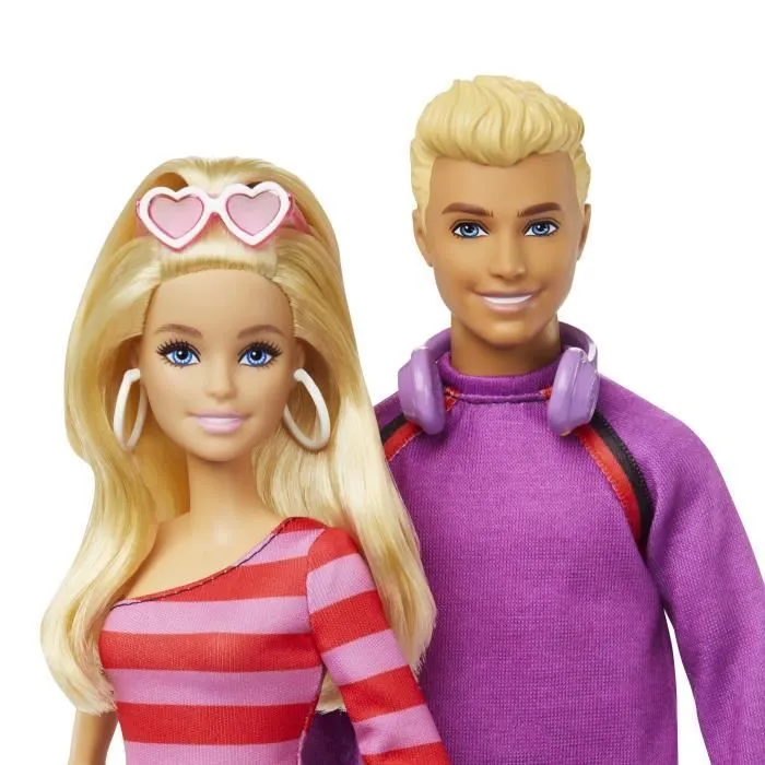 Barbie-Fashionistas-Coffret poupées et accessoires patins à roulettes HXK90-1