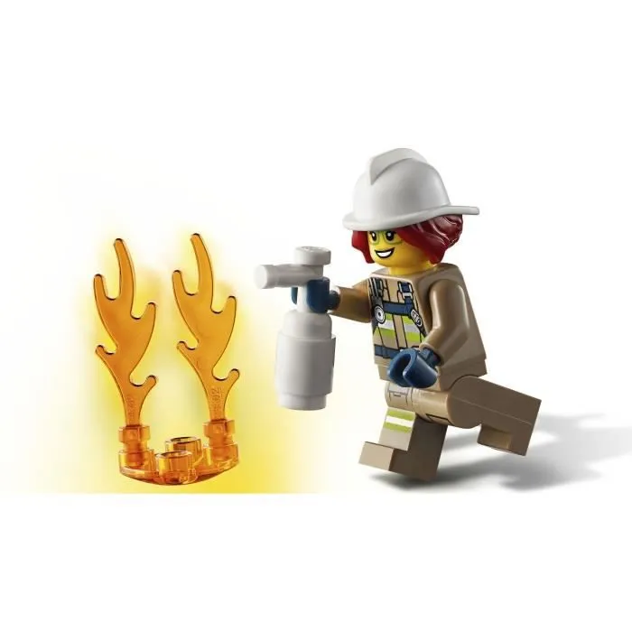 LEGO® City 60248 L’intervention de l’hélicoptère des pompiers, Jouet Volant avec quad ATV pour Enfants de 5 ans et +-4