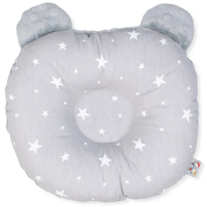 Coussin de maintien anti tête plate  Gris 30 cm x 25 cm-0