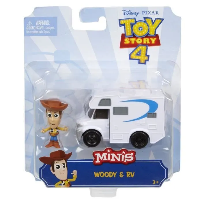 TOY STORY 4 Mini-figurine Woody et son camping-car-1