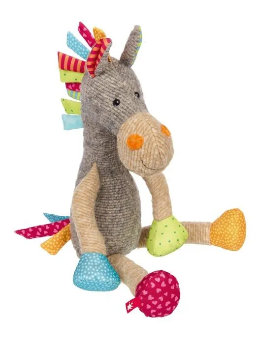 Peluche Sigikid - 42843 - , Patchwork Sweety Doudou, , Multicolore/Cheval-0