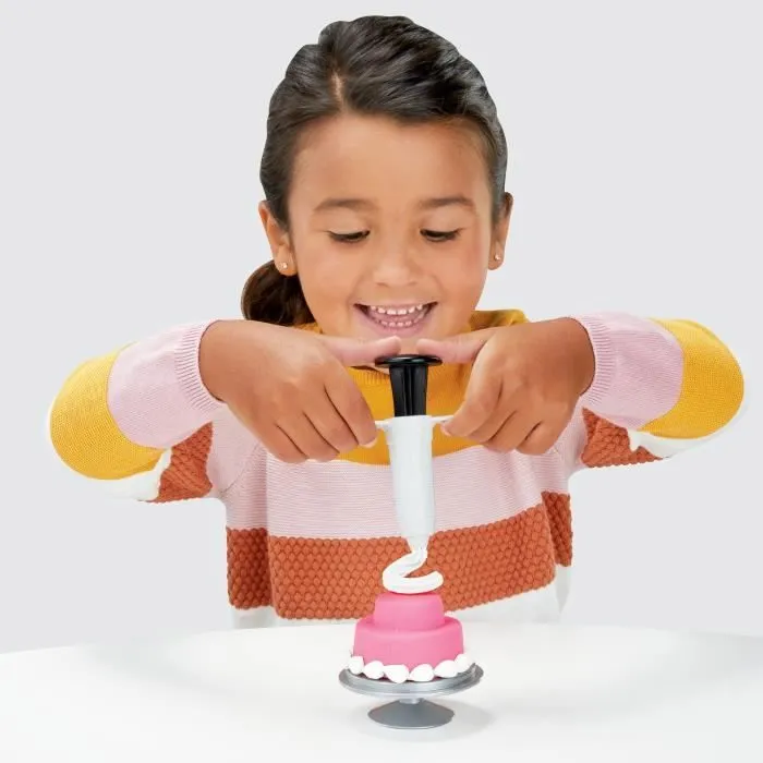 PLAY-DOH Le Gâteau d'anniversaire avec 5 Pots - Kitchen Creations - Pâte à modeler atoxique - pour enfants - dès 3 ans-3