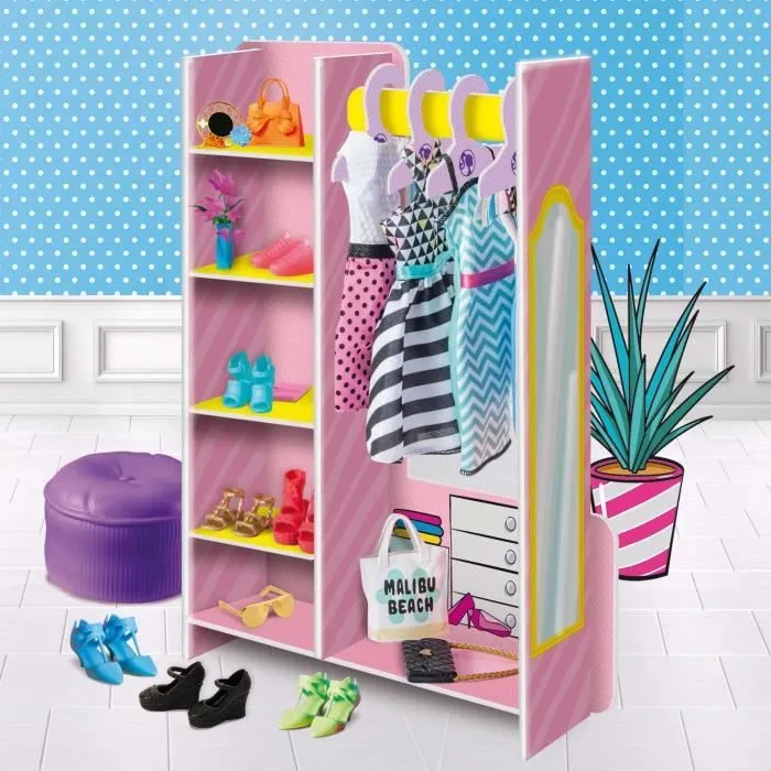 Boutique de Mode - Kit Créatif - LISCIANIGIOCHI - BARBIE - Poupée, Tissus et Accessoires-2