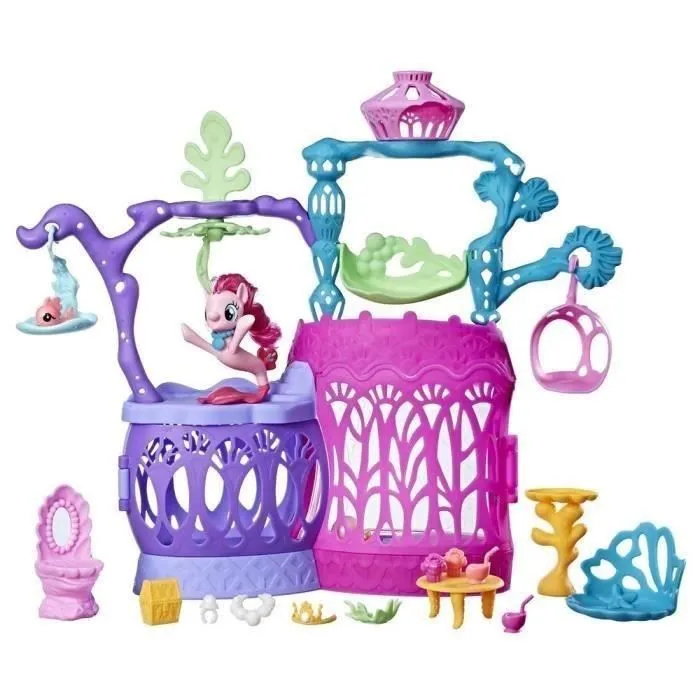 Figurine My Little Pony - PINKIE PIE Lagune de Corail - Univers Bulles Magiques - HASBRO-0