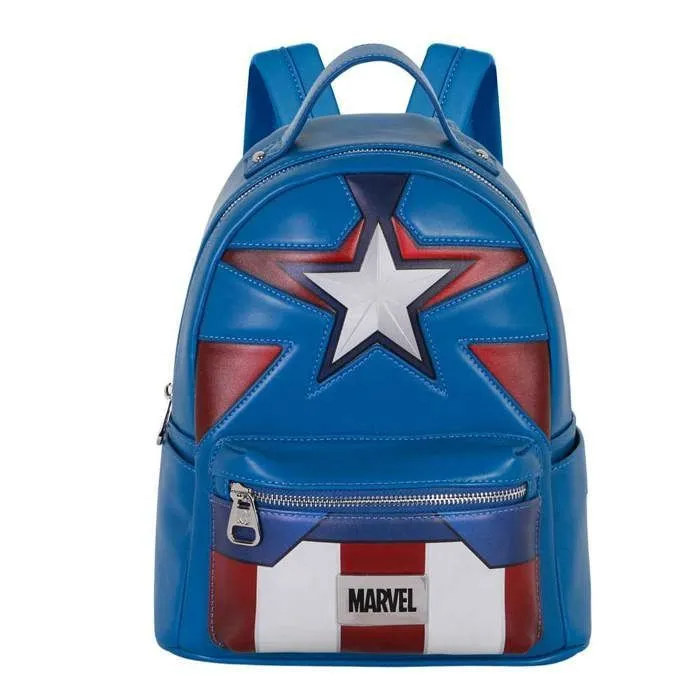 Sac à dos Heady - Marvel Captain America Courage - Bleu - Taille Unique-1