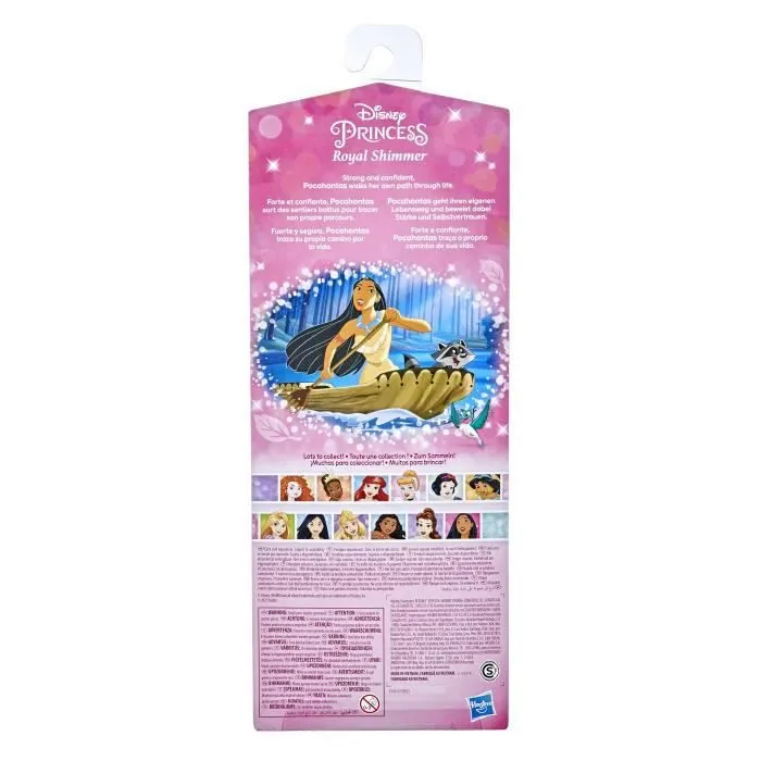 DISNEY PRINCESSES - Poussière d'étoiles - Poupée Pocahontas avec jupe et accessoires - jouet pour enfants - à partir de 3 ans-8