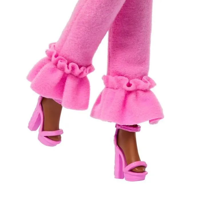 Barbie-Deluxe Style-Poupée Barbie À Combinaison Rose Tissu Doux - 4 ans+ - HYV28-3