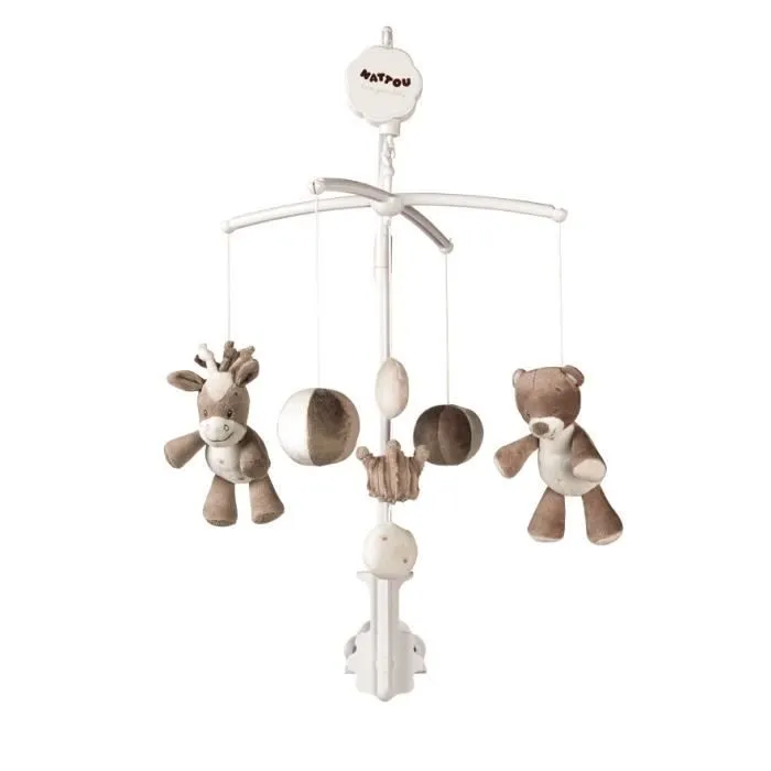 NATTOU Mobile pour Lit Teddy & Le chaval-0