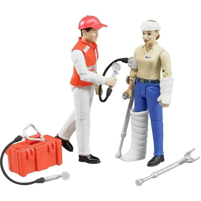 Set ambulance BRUDER avec figurines et accessoires - Garçon - À partir de 3 ans-2