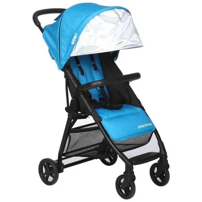 Poussette citadine - PLAYXTREM - WOW - Légère - Compacte - Maniable-1