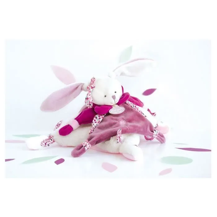 Doudou Cerise Le Lapin - DOUDOU ET COMPAGNIE - 27cm - Rose - Bébé - Fille-1
