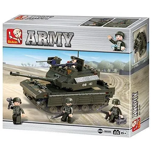 Jeu de Construction - SLUBAN - Char M38-B6500 - 1 char - Mixte - A partir de 6 ans-1