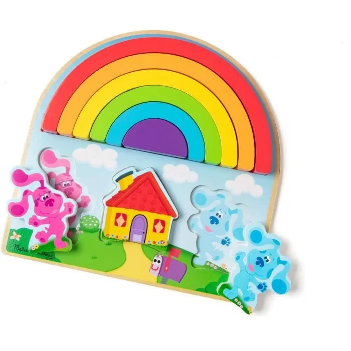 Casse-tête en bois - Melissa & Doug - Blue's Clues - 9 pièces - Multicolore - À partir de 3 ans-1