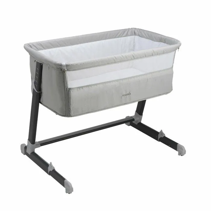 Berceau Cododo MAÏKA - Gris - 5 niveaux - Matelas inclus-0