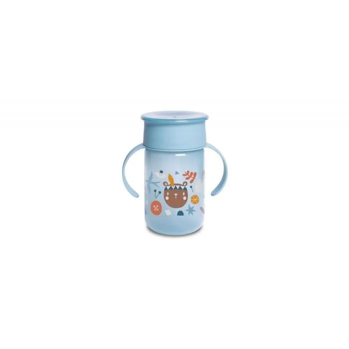 SUAVINEX Tasse 360 340ml Into the Forest bleu-0