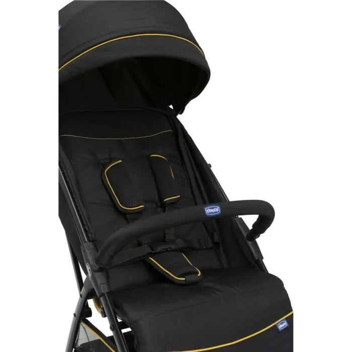 CHICCO Poussette Glee Unven - 4 roues - Noir-1