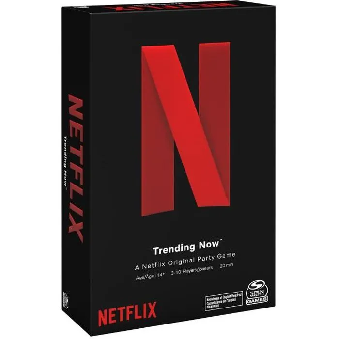 Jeu Netflix - Jeu de Société Partenariat avec Netflix pour Les Amis et la Famille-0