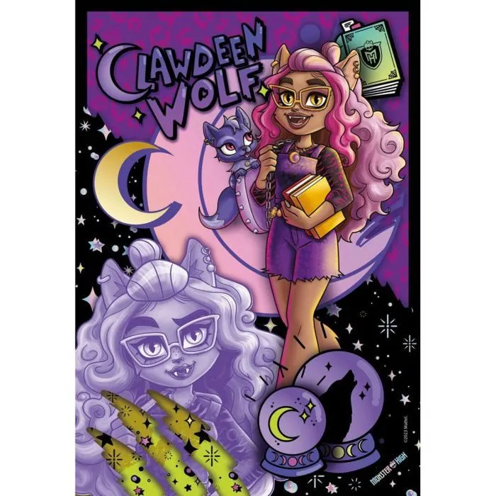 Puzzle Clementoni - 28183 - Monster High-Clawdeen Wolf-150 Pièces, Enfants 7 Ans, Puzzle Dessin Animé-Fabriqué en Italie,-3