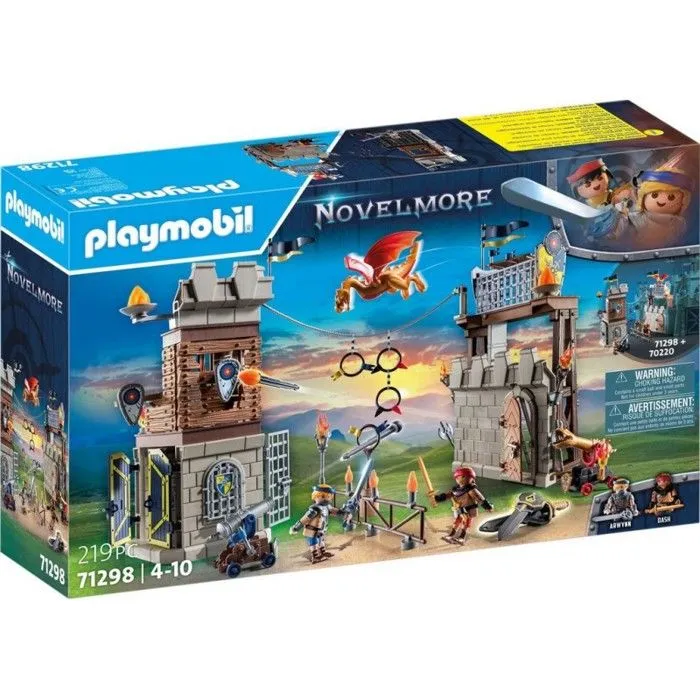 PLAYMOBIL 71298 Tournoi des Chevaliers Novelmore- Rejoignez le tournoi et plongez dans une aventure chevaleresque - Avec un dragon,-0
