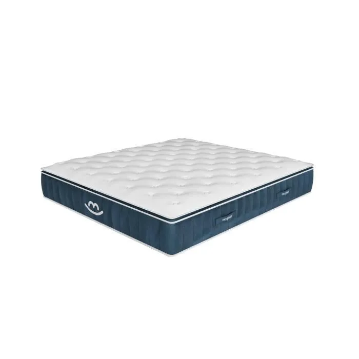 Matelas Hybride - VICTORIA - 140x190 cm - Mousse à mémoire de forme - Ressorts ensachés - Soutien ferme-1