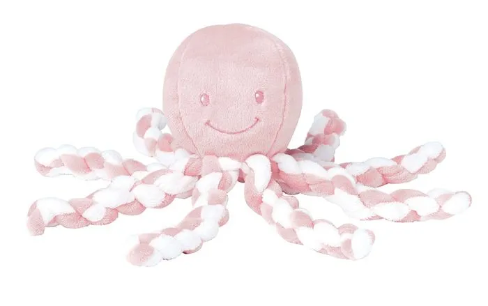 NATTOU Peluche Pieuvre Pink-White-1