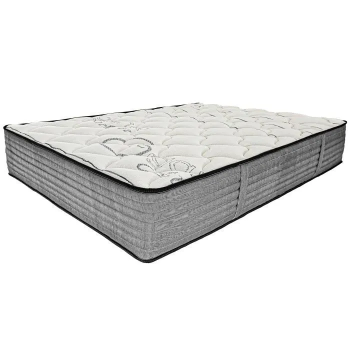 Matelas 90x190 cm, BestSleep, 26cm, mousse mémoire de forme, indépendance du couchage, face été/hiver-0