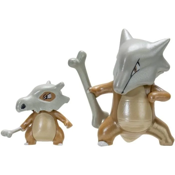 Figurines Pokémon Osselait et Ossatueur - Pack évolution - BANDAI-1