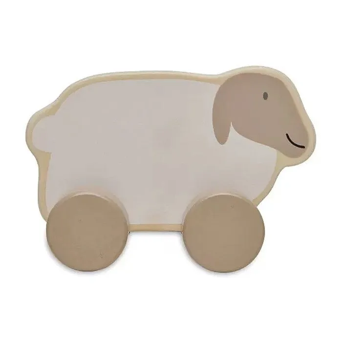 Voiture en bois Ferme Agneau - Jollein-0