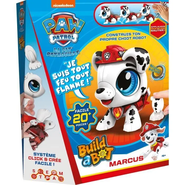 Robot Pat Patrouille Marcus - Build A Bot - GOLIATH - Mixte - 3 ans - Fonctions sonores et motrices-2