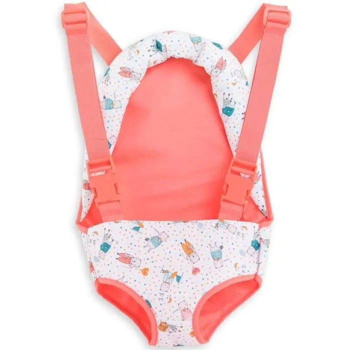 Porte-bébé pour Poupon 36 et 42 cm - Corolle - Multicolore - Orange - Mixte-0