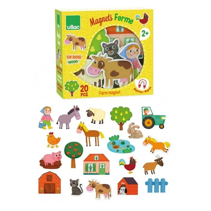 Vilac - Magnets Ferme-1